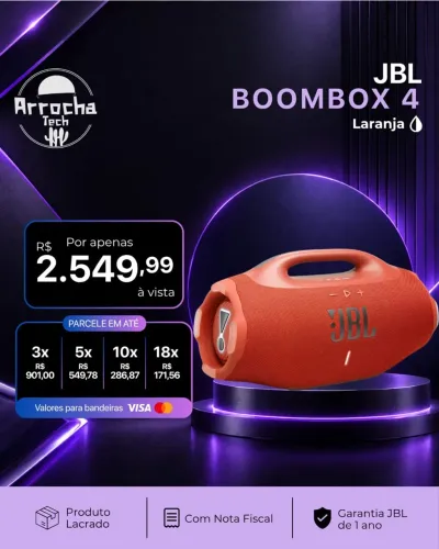 Boombox 4 laranja 