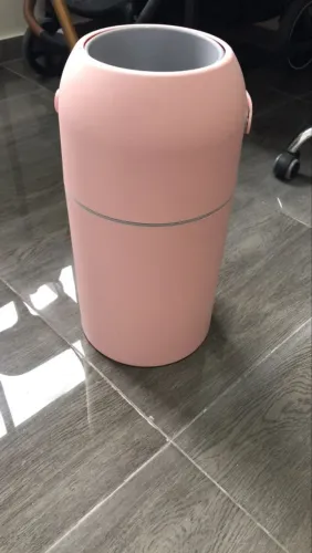 Lixeira Antiodor Baby Mel 3 em 1 - 10L Rosa