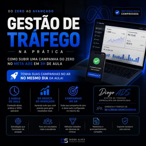 Tráfego Pago: Suba uma campanha completa em 3h de aula ao vivo
