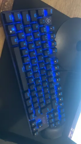 Teclado Mecânico Mancer Ghoulmk3 Abnt2 Huano Vermelho Preto