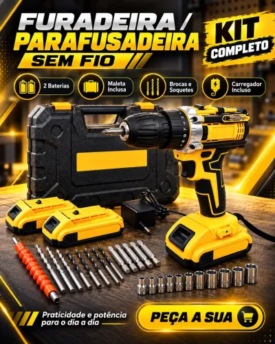 PARAFUSADEIRA NOVA E BARATA - 167,90 apenas