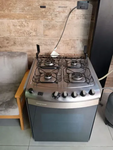 Fogão de Embutir Brastemp 4 Bocas Inox] - Excelente Estado