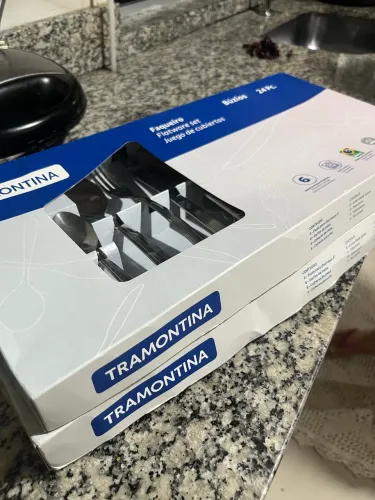 Dois Jogos de talheres tramontina original 24pcs cada