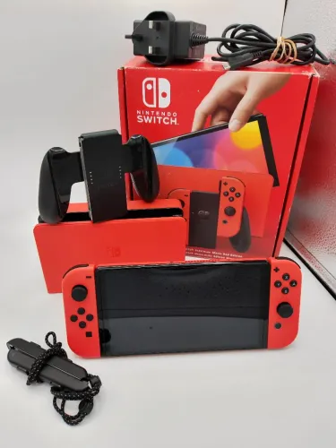 DESBLOQUEADO!! Nintendo Switch OLED Edição Especial Mário! (Aceito Cartão)