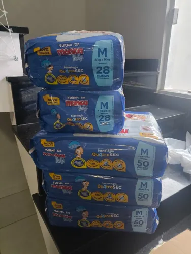 Fralda turma da Mônica Tam M