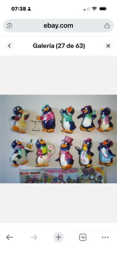Coleção Kinder Ovo Anões Trabalhadores - Vintage
