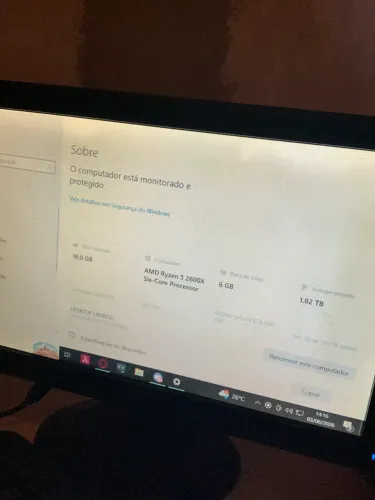 Pc gamer faço bolo gtx 1060 6gb