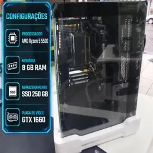AMD Rayzen 5500, 8ram,SSD 250GB, GTX 1660, B550 M aorus elite