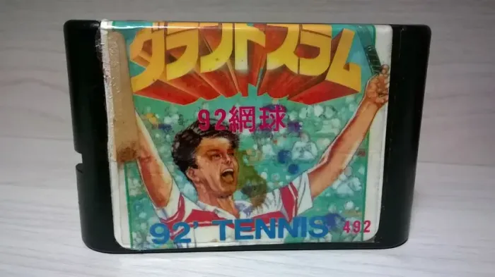 Cartucho Mega Drive Tenis  de 1992 Fita De Coleção Do Sega Genesis