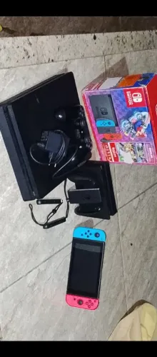 PS 4 slim 1tb e Nintendo switch 