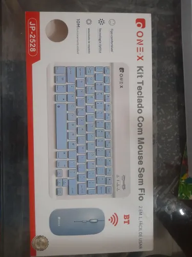 Kit Teclado e mouse sem fio