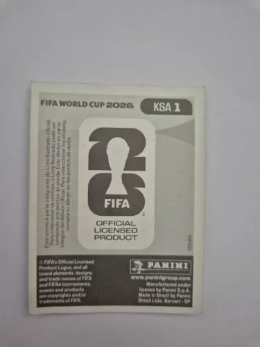 Figurinha copa 2026