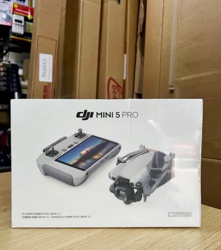 Drone Dji Mini 5 Pro Combo Fly More Controle com Tela Lacrado