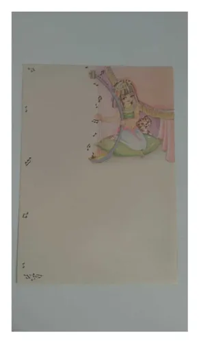 Papel de Carta Vintage 11 Folhas - 15x21 - Lote