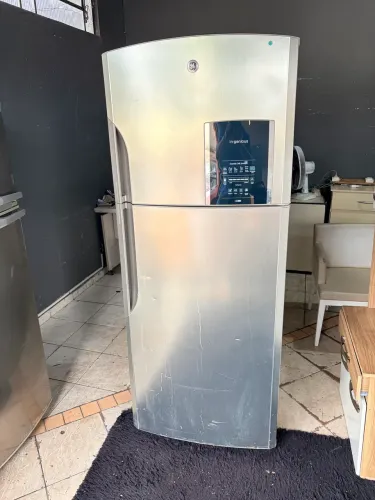 Geladeira duplex frost free inox (entrego )