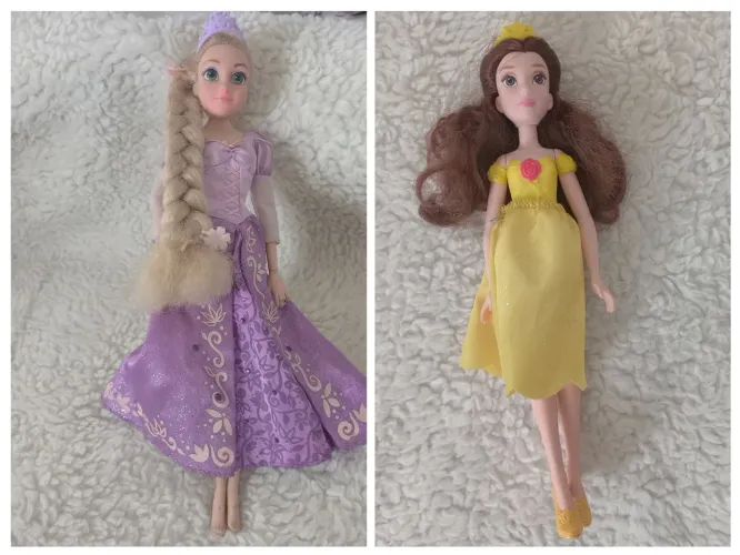 Bonecas Bela e Rapunzel  