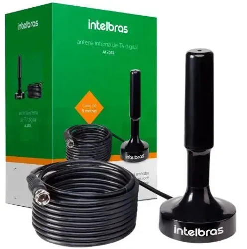 Antena Interna Intelbras Digital Amplificada 2031