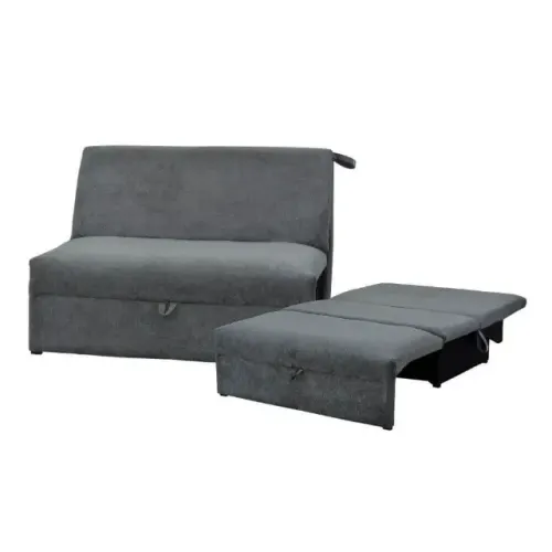 Sofá Cama Malu 2 Lugares Tecido Suede 115cm