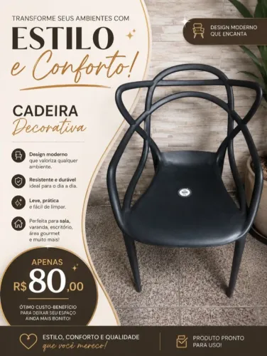 Cadeira decorativa
