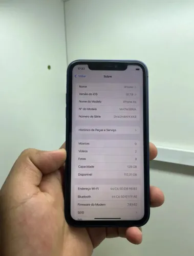  iPhone XR na carcaça do 17 pro , troco em pc game 