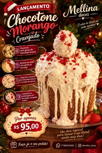 Chocotone cravejado