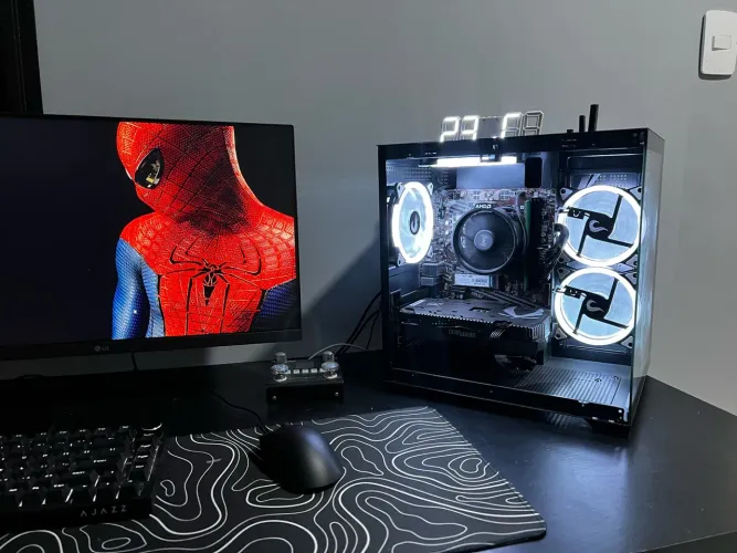 PC Gamer + Monitor 100hz + acessórios
