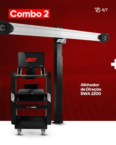 Alinhador de Direção - Geometria Veicular 3D | Alinhador de Pneus | Alinhador de Rodas