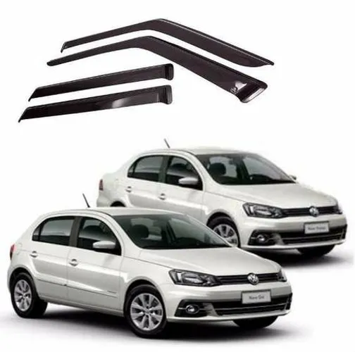 Calha de Chuva para gol voyage g7 4 Portas Hatch / Sedan