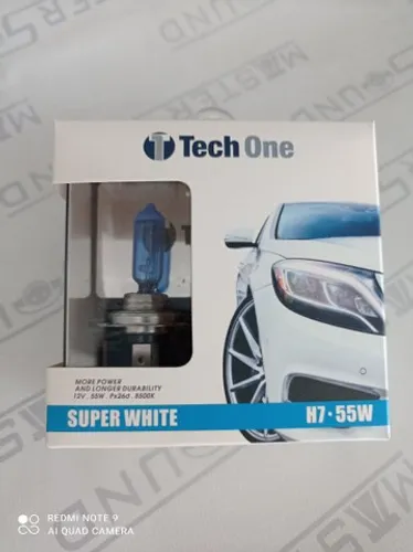 Lâmpada Tech One super white h7 nova instalada no seu carro 