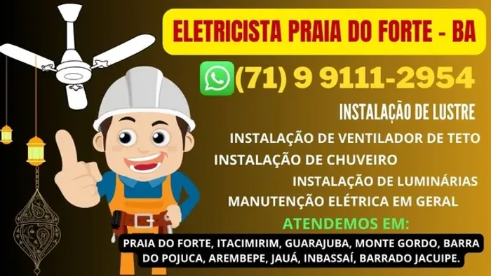 Eletricista Praia do Forte 71 9 *