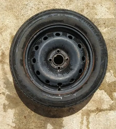 Estepe Renault Logan 185/65 R15 4 furos