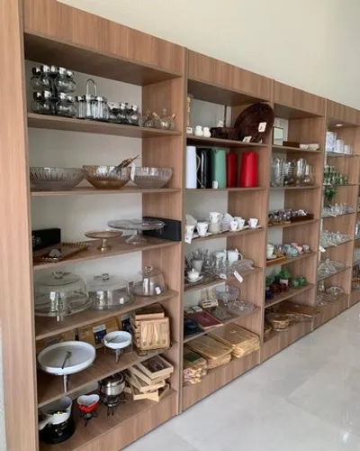 Moveis Para Comercio Na Cor Louro Freijo MDF 