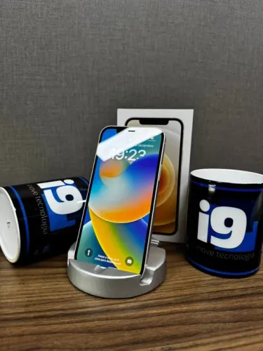 iPhone 12 128GB 86% saúde bateria Cor Branco (Seminovo)