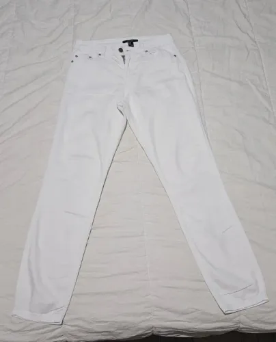 Calça branca feminina - Forever 21 tamanho 38 - Aceito oferta