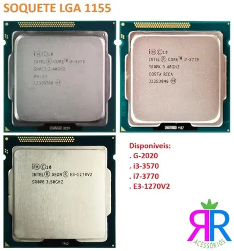 Processadores Intel core: i3, i5 e i7 - A partir de R$ 30,00