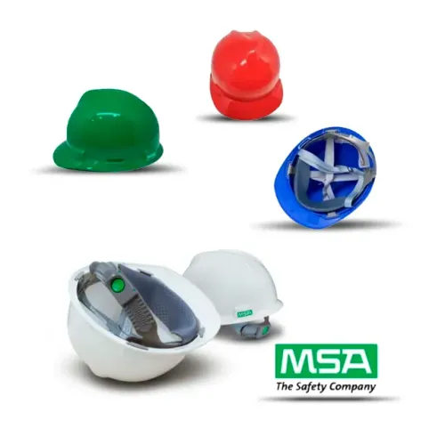 Capacete MSA VGARD Aba Frontal com Jugular Simples