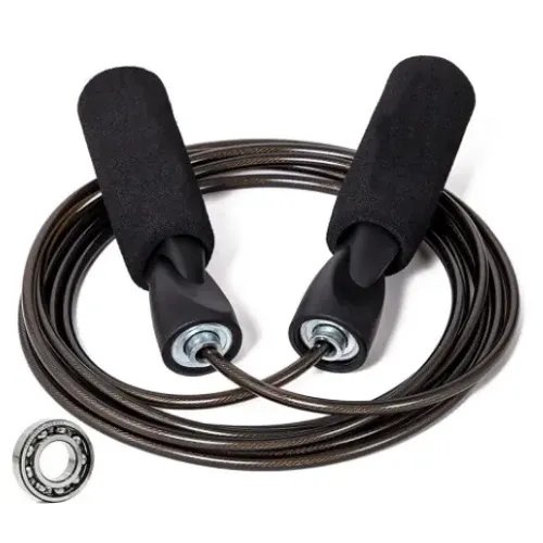 * Corda De Pular Com Rolamento CrossFit Fitness Pilates Treino Academia Malhar z044 * 