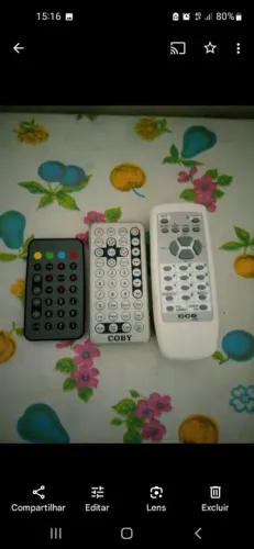 Controle remoto Coby e CCe e Skay e 2 sem marca