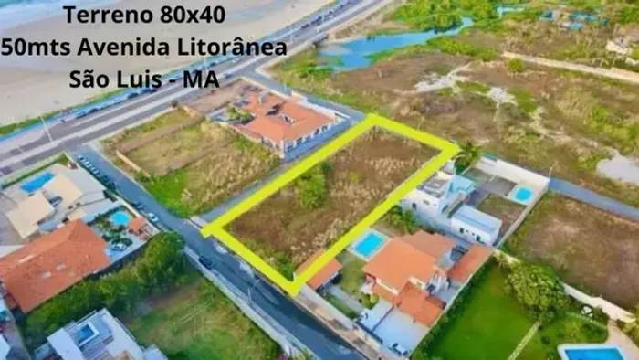 Terreno Frente Mar na Litorânea (80x30)