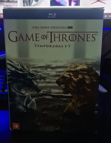 Box  Blu-ray Game of Thrones temporadas 1° a 7° completas 