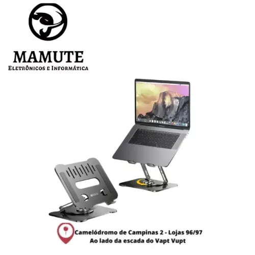 Suporte De Mesa P/ Notebook de Aluminio 360º Su-223