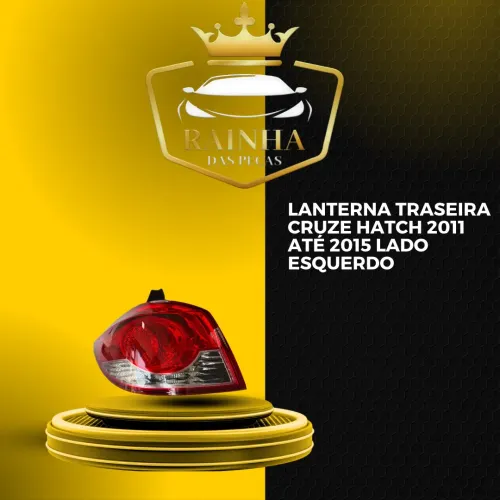 Lanterna Traseira Cruze Hatch 2011 até 2015 Lado Esquerdo