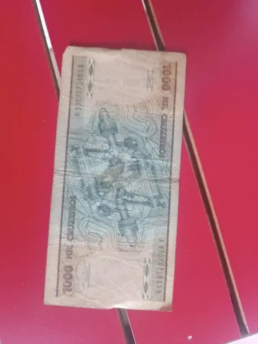 Nota de 1000 Cruzeiros - Brasil