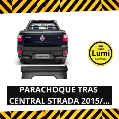 Parachoque Traseiro Central Strada Working 15/... - NOVO