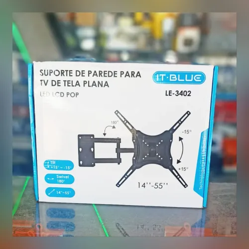 Suporte articulado para TV (honestidade e qualidade é aqui distribuidora JK Eletrônicos)
