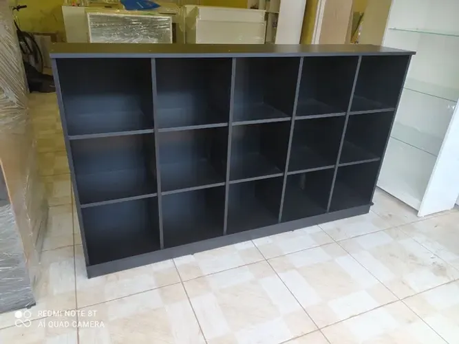 Colmeia Horizontal preto MDF
