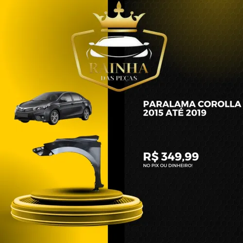 Paralama Corolla 2015 até 2019