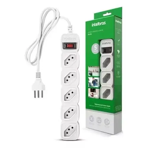 Filtro de Linha Protetor Intelbras 5 Tomadas Epe 205 Bivolt 1m