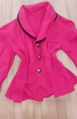 Blazer Rosa flor linda