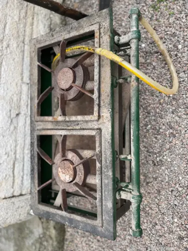 Fogão industrial Duplo - Ideal para Áreas Externas